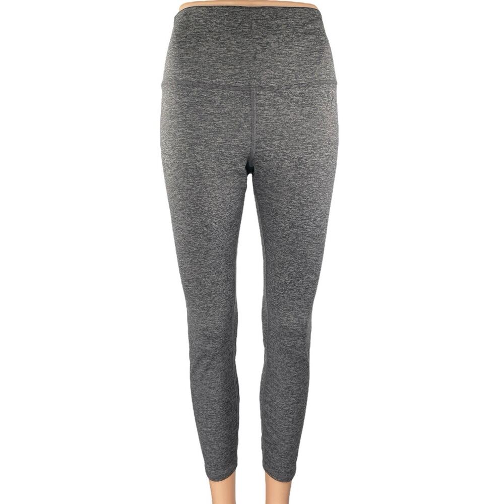 Quince Gray Skinny Leg High Waist Activewear Workout Yoga Leggings Pants Size M